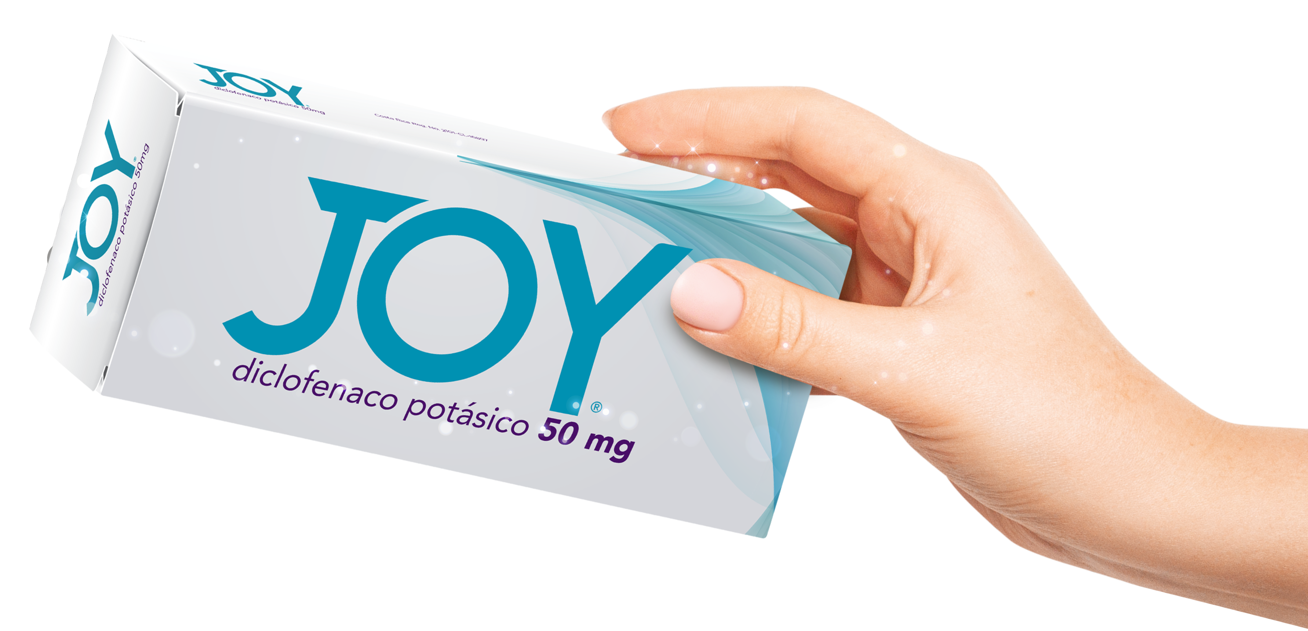 Caja de JOY en mano